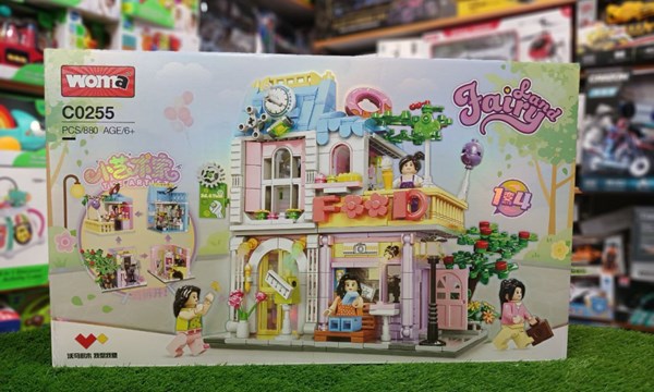 لگو فرندز ساختمان دو طبقه 880 قطعه مدل WOMA TOY C0255_لگو