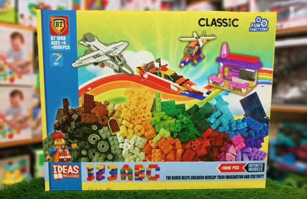 لگو کلاسیک وسایل حمل و نقل 1000 قطعه مدل BT _لگو