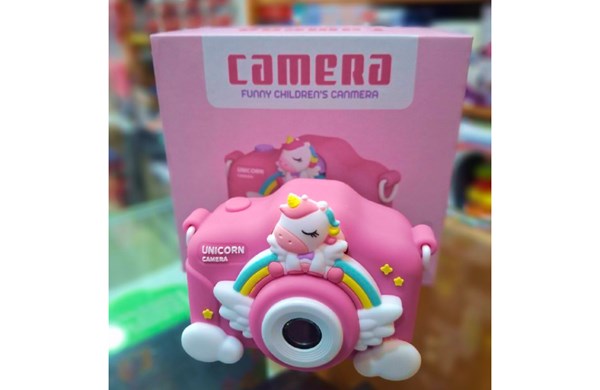 دوربین عکاسی و فیلمبرداری کودک طرح یونیکورن صورتی مدل XL_830_ اسباب بازی دیجیتال و هوشمند