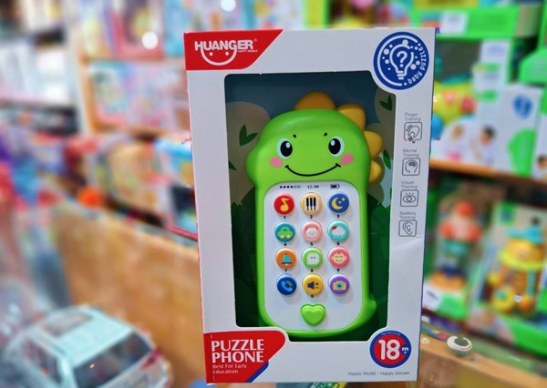 موبایل اسباب بازی موزیکال هانگر با طرح دایناسور Huanger_اسباب بازی نوزادی