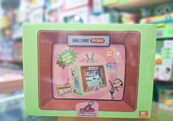 لگو مستربین در حمام 510 قطعه مدل Mr. Bean Crazy Toad in the Bathroom AB0039_لگو