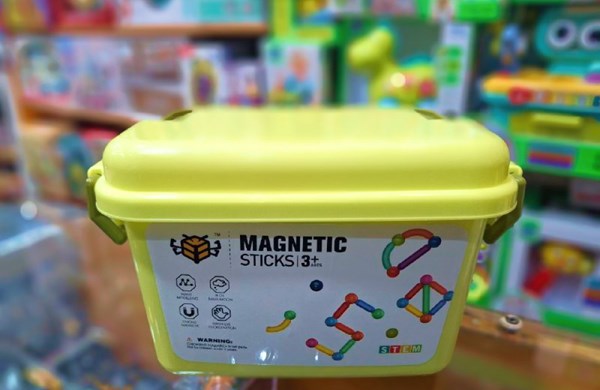 اسباب بازی مگنت مغناطیسی 64 قطعه برند زنبوری مدل MAGNET 159_لگو