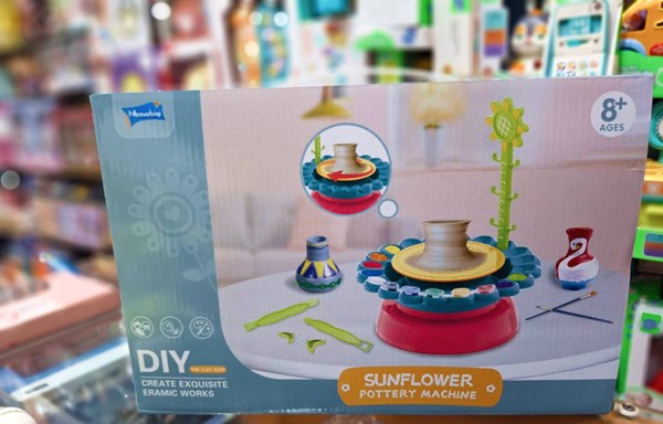 چرخ سفالگری کودک سان‌ فلاور مدل 2110A Sunflower_اسباب بازی مشاغل