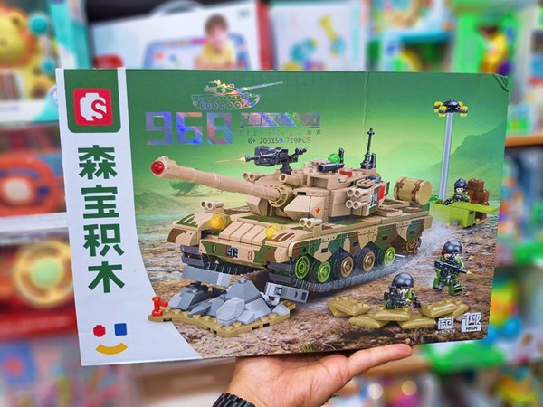 لگو تکنیک تانک تیر پرتاب کن 719 قطعه مدل Sembo 203159_لگو