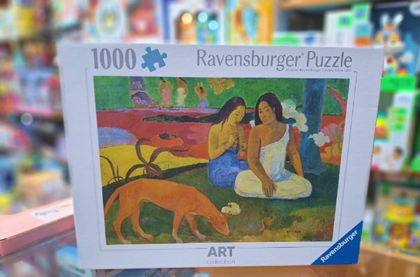 پازل 1000 قطعه راونزبرگر Ravensburger طرح سگ قرمز اثر پل گوگن_لگو