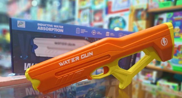 تفنگ اسباب بازی آب پاش شارژی با مکش خودکار مدل Electric Water Gun 6695_تفنگ اسباب بازی