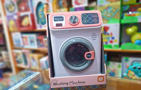 اسباب بازی ماشین لباسشویی موزیکال کد LD885_اسباب بازی لوازم خانگی