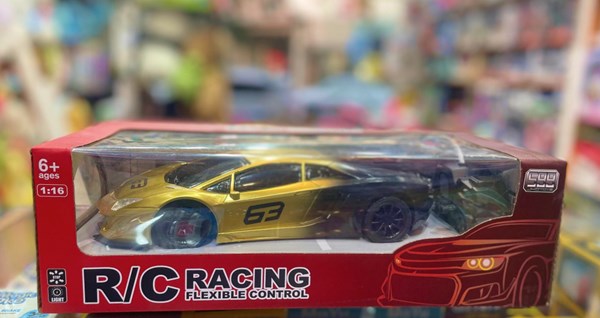 ماشین کنترلی لامبورگینی مقیاس 1:16 رنگ طلایی مدل Radio Controlled Racing Car 5998_ماشین کنترلی