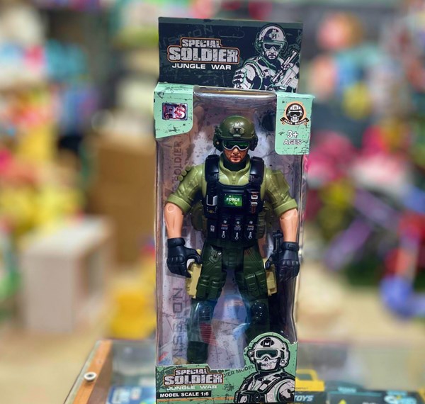 اکشن فیگور مفصلی سرباز نیروی ویژه مقیاس 1:6 مدل 8910_اکشن فیگور