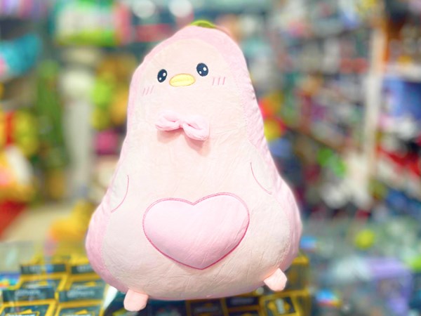 عروسک پولیشی اورجینال آووکادو صورتی پتو دار_عروسک