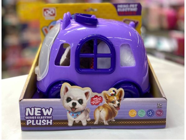 عروسک سگ کنترلی طوسی مدل 923