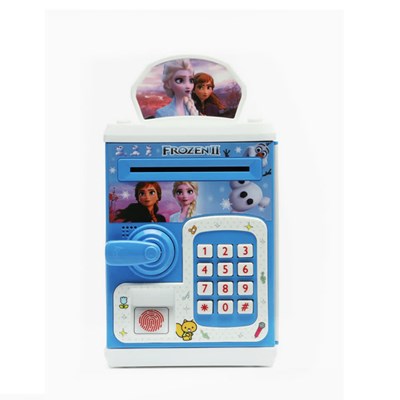 گاوصندوق اثر انگشتی رمز دار باتری خور طرح فروزن مدل 3002