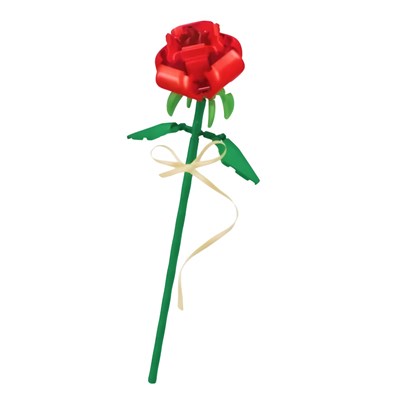 لگو شاخه گل رز قرمز مدل 611005