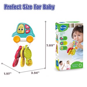 جغجغه دندانگیر موزیکال طرح جاکلیدی هولی تویز Hola Toys مدل A8996_ اسباب بازی نوزادی