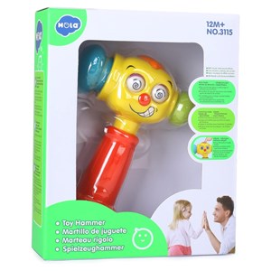 اسباب بازی چکش جغجغه ای موزیکال هولی تويز Hola Toys مدل 3115_اسباب بازی نوزادی
