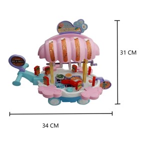 ماشین برقی موزیکال باربیکیو Barbecue Truck_ماشین اسباب بازی
