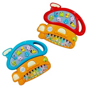 ارگ آموزشی موزیکال طرح قارچ با آموزش صدای حیوانات Mushroom Piano Toy_اسباب بازی نوزادی