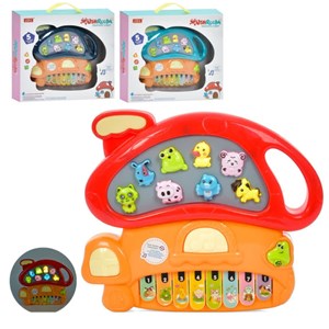 ارگ آموزشی موزیکال طرح قارچ با آموزش صدای حیوانات Mushroom Piano Toy_اسباب بازی نوزادی