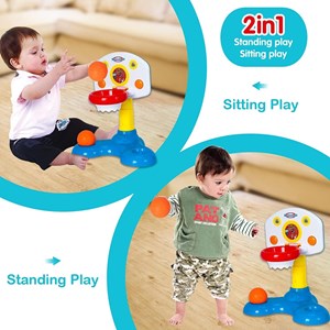 تور بسکتبال پایه دار کودک Basketball Hoop for kids HIDMED_اسباب بازی نوزادی