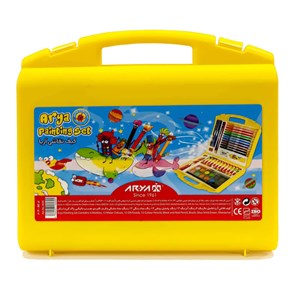 کیف نقاشی آریا 48 تکه 4 رنگ Arya Painting Set_اسباب بازی علمی