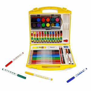 کیف نقاشی آریا 48 تکه 4 رنگ Arya Painting Set_اسباب بازی علمی