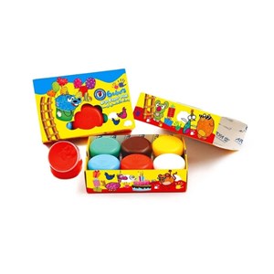 رنگ انگشتی آریا 6 رنگ Arya finger paint 6 colors_اسباب بازی علمی