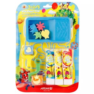 رنگ انگشتی آریا 3 رنگ Arya finger paint 3 colors_اسباب بازی علمی