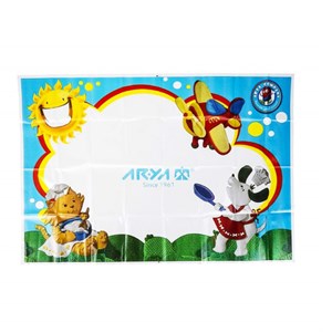 خمیر بازی 5 رنگ سطلی با ابزار آریا ARYA _اسباب بازی علمی