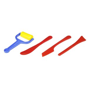 خمیر بازی ۱۰ رنگ سطلی با ابزار آریا ARYA _اسباب بازی علمی