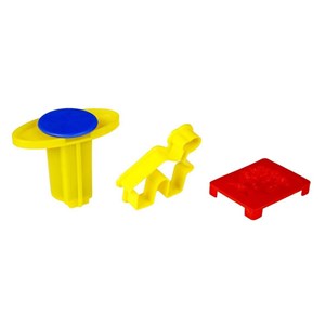 خمیر بازی ۱۰ رنگ سطلی با ابزار آریا ARYA _اسباب بازی علمی