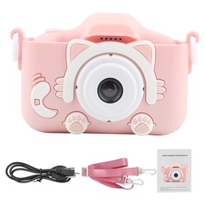دوربین عکاسی و فیلمبرداری دیجیتال کودک ۱2 مگاپیکسل صورتی مدل AX6065 Kids Camera Digital_دیجیتال و هوشمند