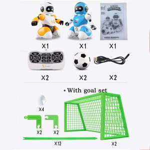 ربات اسباب بازی کنترلی فوتبالیست دو عددی مدل Soccer Robot 3066A_ربات اسباب بازی