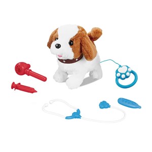 سگ کنترلی سخنگو و موزیکال سفید Pet Play Set Toys_عروسک رباتیک