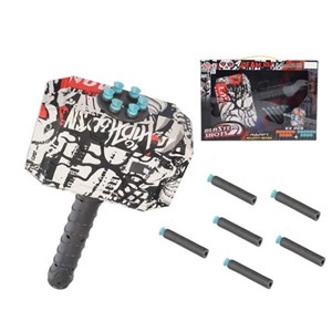 پتک ثور تیر پرتاب کن گرافیتی Happy Graffiti Series Blaster Shoots_تفنگ اسباب بازی