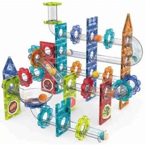 اسباب بازی ساختنی تایل مگنتی 113 قطعه مدل Magic Magnetic Blocks_لگو