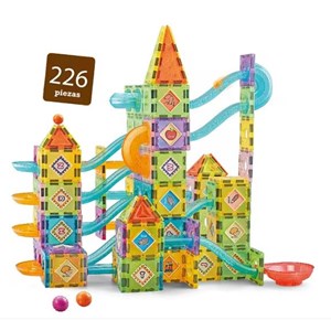 اسباب بازی ساختنی تایل مگنتی 226 قطعه مدل Magnetic DIY _لگو