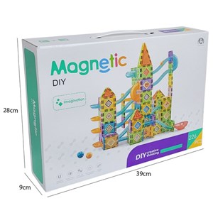 اسباب بازی ساختنی تایل مگنتی 226 قطعه مدل Magnetic DIY _لگو