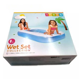 استخر بادی کودک مستطیل 166 سانتیمتری اینتکس مدل 57403 intex_اسباب بازی ورزشی