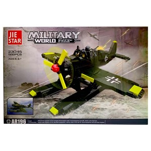 لگو تکنیک هواپیمای نظامی 588 قطعه مدل JIE STAR MILITARY WORLD 23045 _لگو
