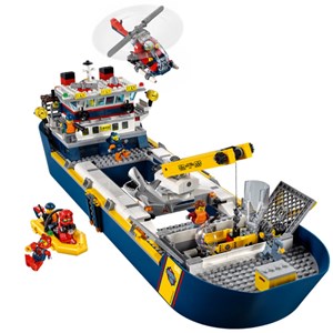 لگو سیتی کشتی اکتشاف در اقیانوس 745 قطعه مدل Ocean Exploration Ship 66113 _لگو
