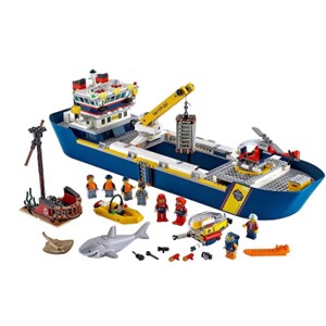 لگو سیتی کشتی اکتشاف در اقیانوس 745 قطعه مدل Ocean Exploration Ship 66113 _لگو