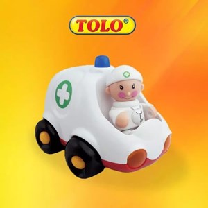 اسباب بازی ماشین آمبولانس با دکتر تولو مدل89897 Tolo First Friends Ambulance_اسباب بازی نوزادی