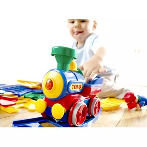 اسباب بازی قطار با ریل و آدمک تولو مدل 89905 Tolo First Friend Train_اسباب بازی نوزادی
