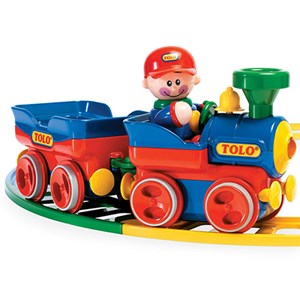 اسباب بازی قطار با ریل و آدمک تولو مدل 89905 Tolo First Friend Train_اسباب بازی نوزادی