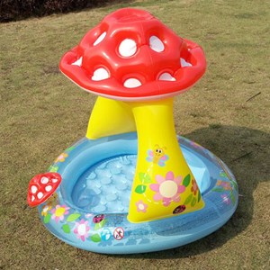 استخر بادی کودک اینتکس intex کف بادی طرح قارچ مدل 57114 _اسباب بازی ورزشی