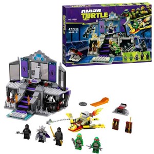 لگو نبرد شریدر و لاکپشت های نینجا 477 قطعه مدل Ninja Turtle 10264 _لگو