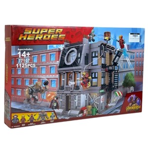 لگو مارول خانه دکتر استرنج 1125 قطعه مدل 77107 SUOER HEROES _لگو
