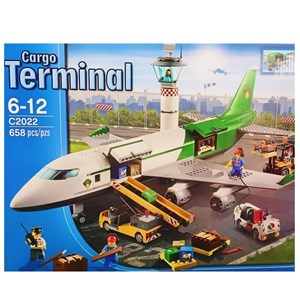 لگو سیتی فرودگاه هواپیما مسافربری 658 قطعه مدل TERMINAL City C2022_لگو
