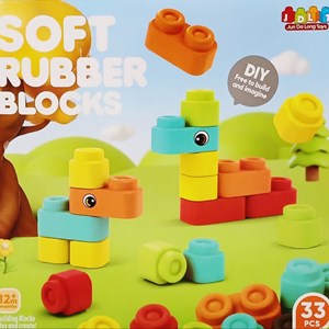 لگو دوپلو 33 قطعه مدل SOFT RUBBER BLOCKS 6081 _لگو