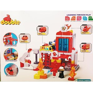 لگو دوپلو ایستگاه آتش نشانی 146 قطعه مدل Fire Station 66025 _لگو
